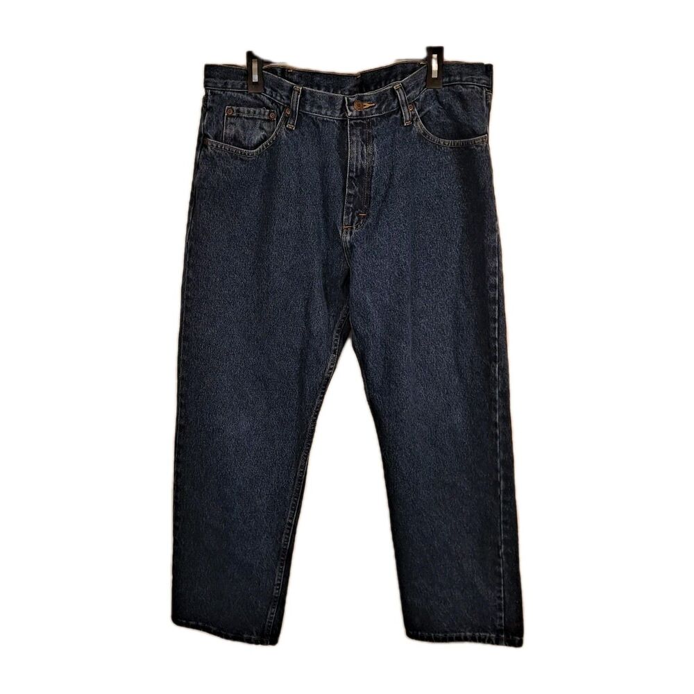 Wrangler Men's Jeans Sz 38 X 30 Relaxed Fit Blue 100% Cotton